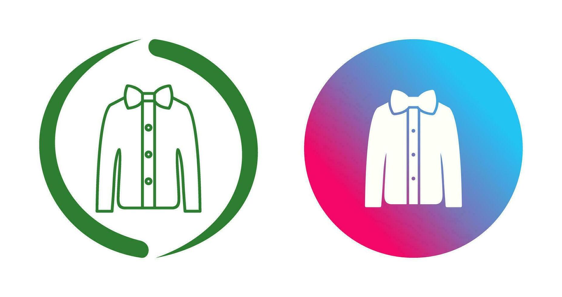 Shirt with Bow Vector Icon