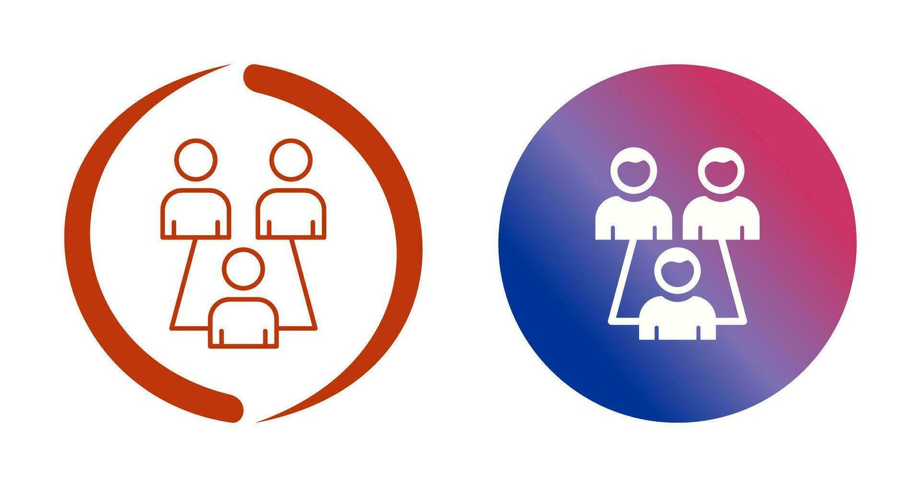Connected Users Vector Icon