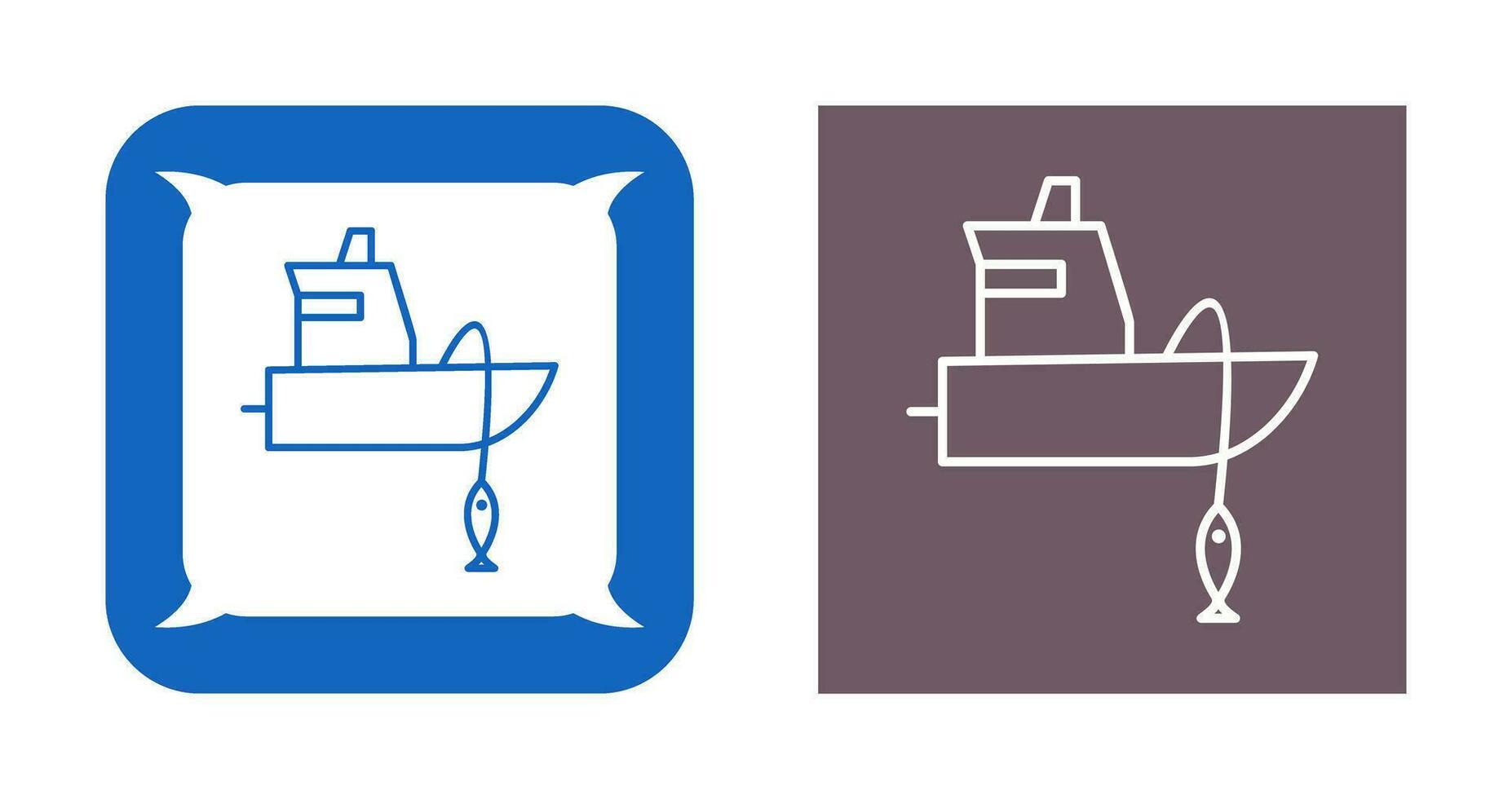 Fishing Boat Vector Icon