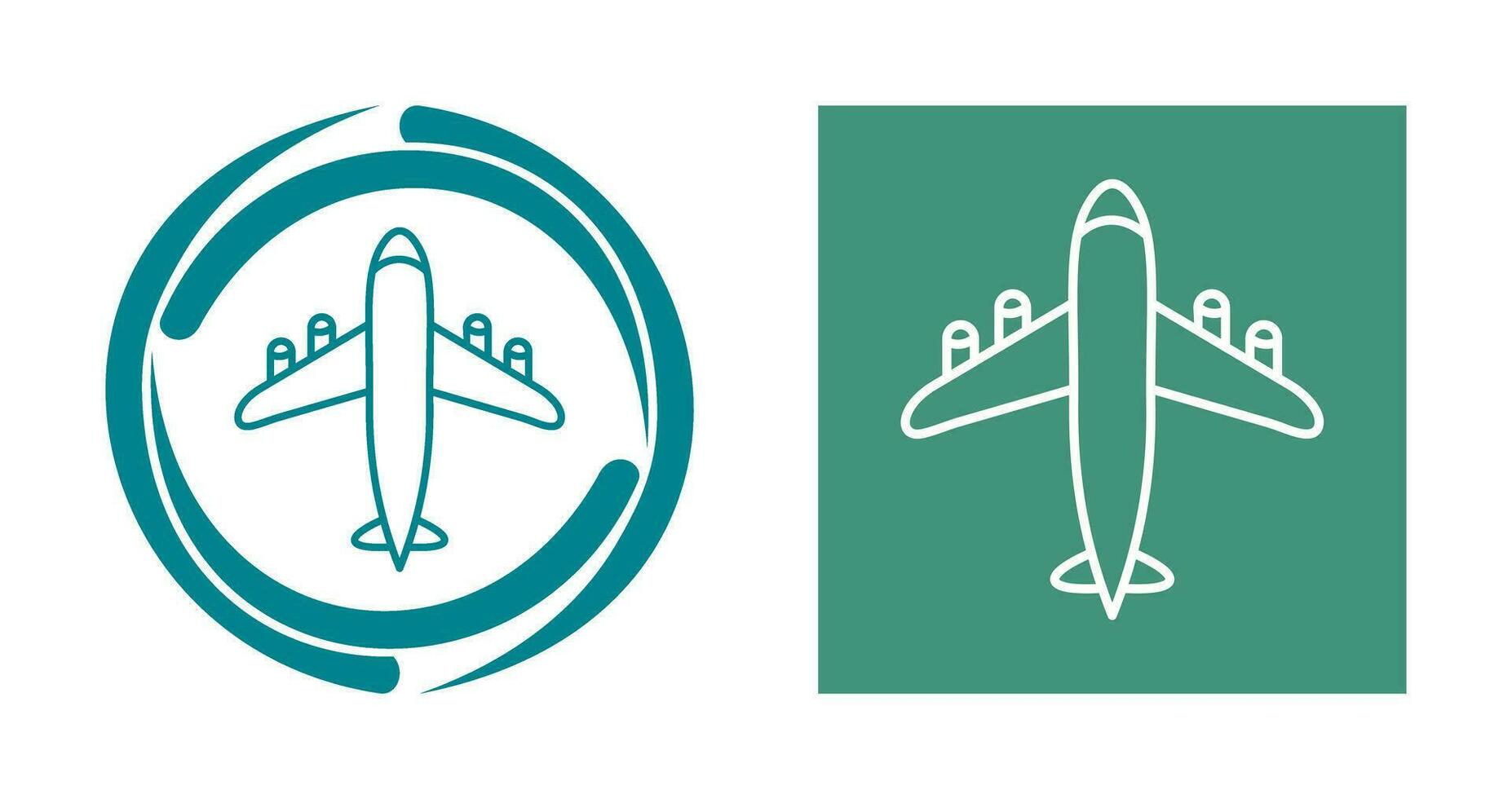 Flying Airplane Vector Icon
