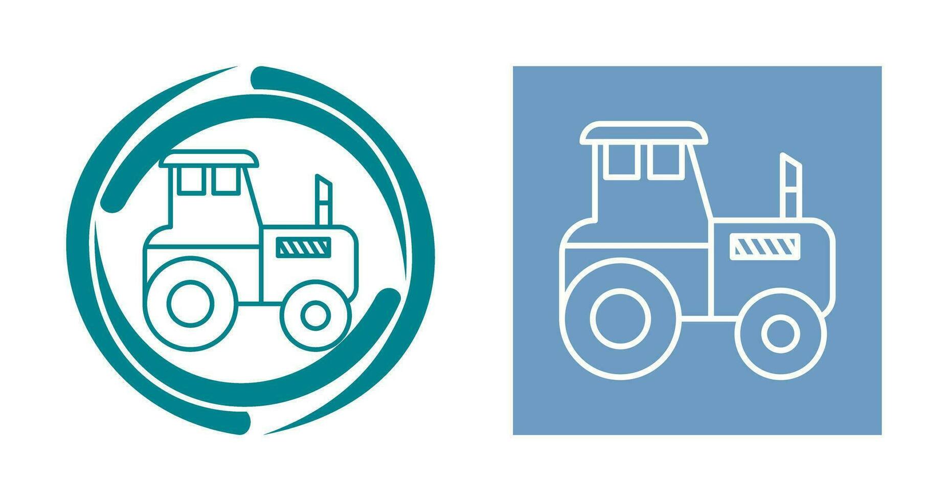 icono de vector de tractor