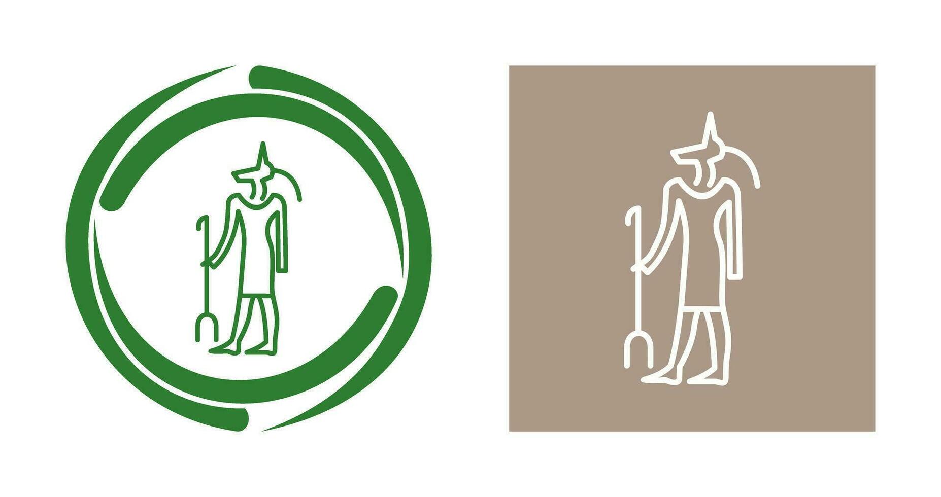 Egyptian god Vector Icon