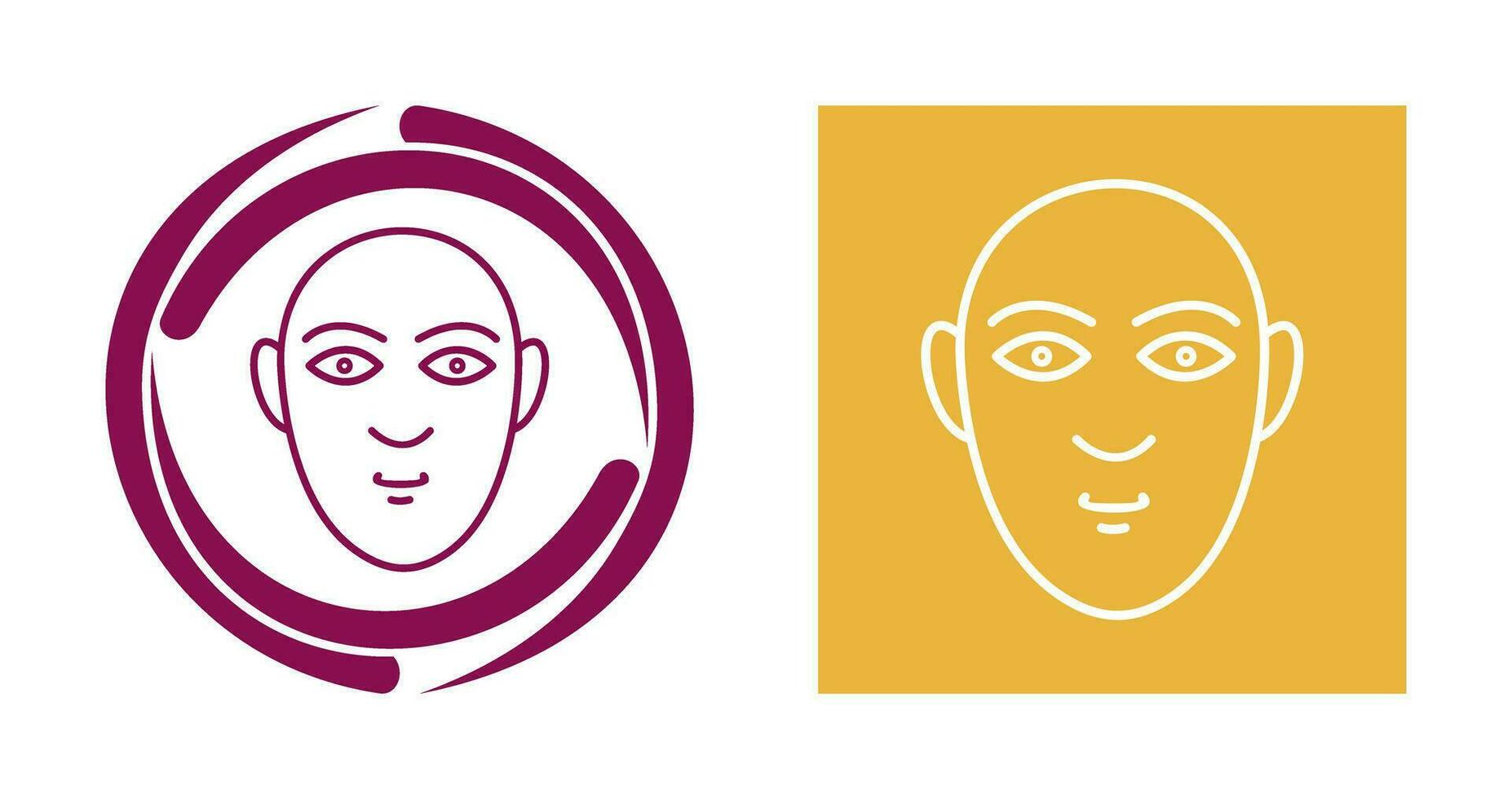 Human Face Vector Icon