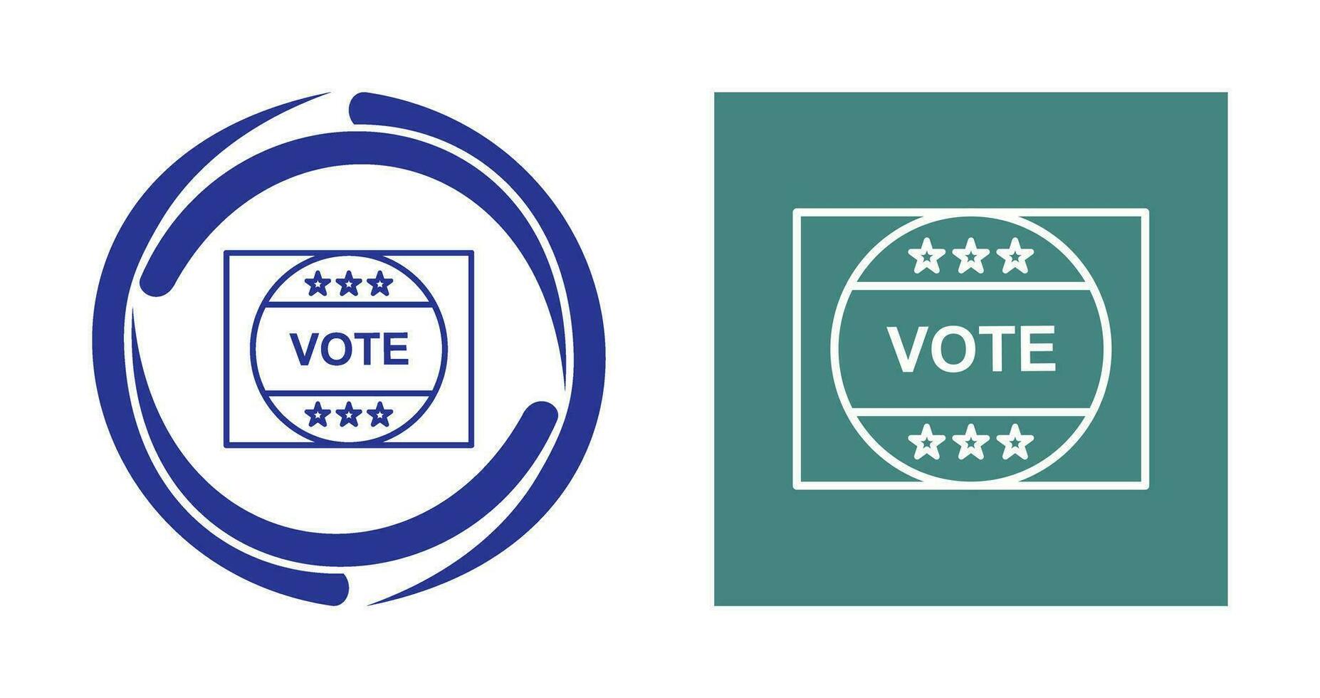 Vote Sticker Vector Icon