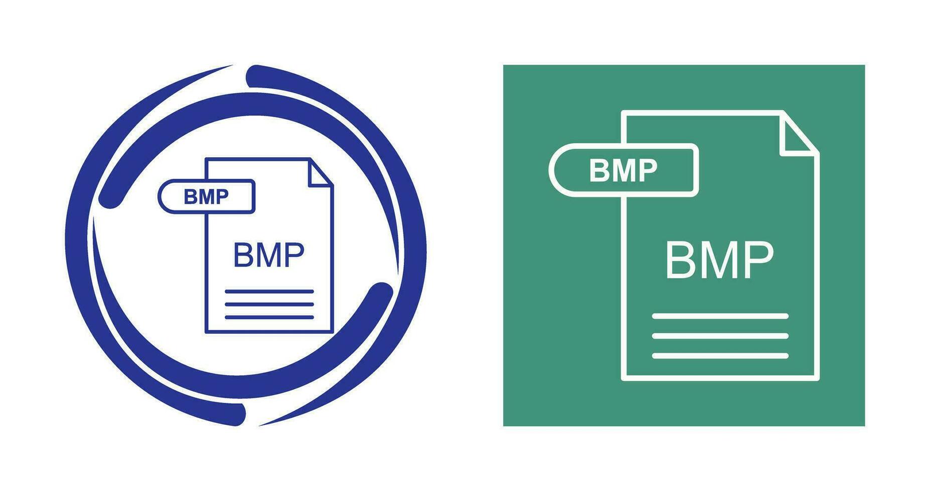 icono de vector de bmp