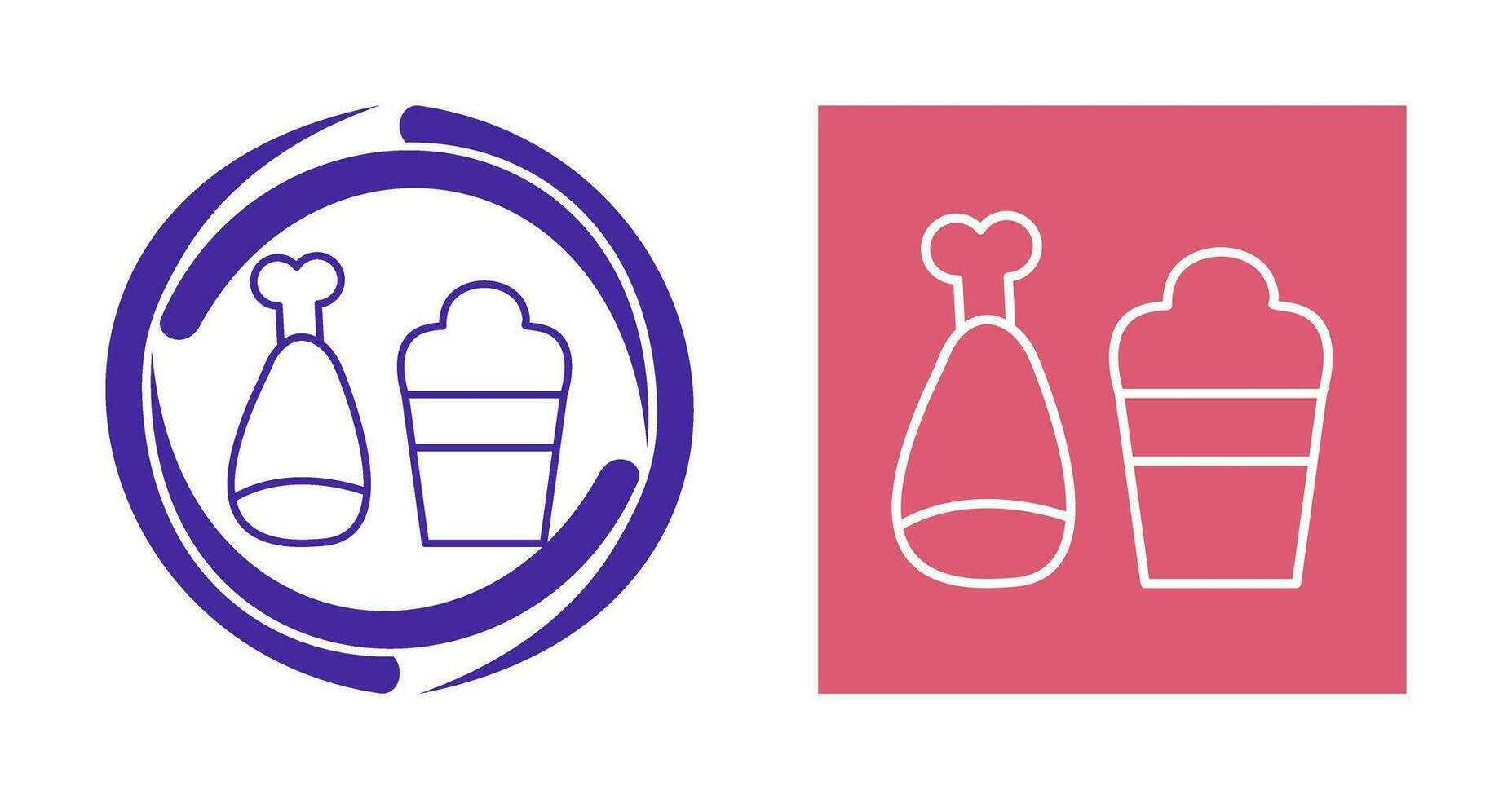 Food and Beer Vector Icon