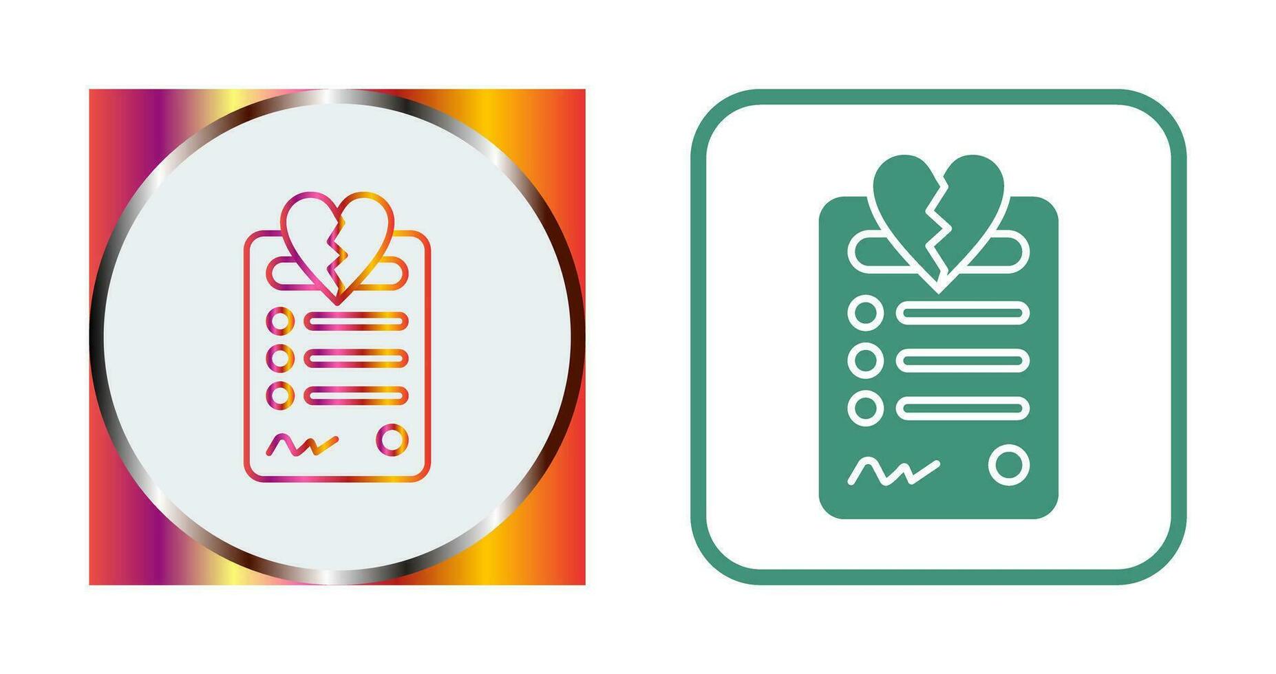 Divorce Vector Icon