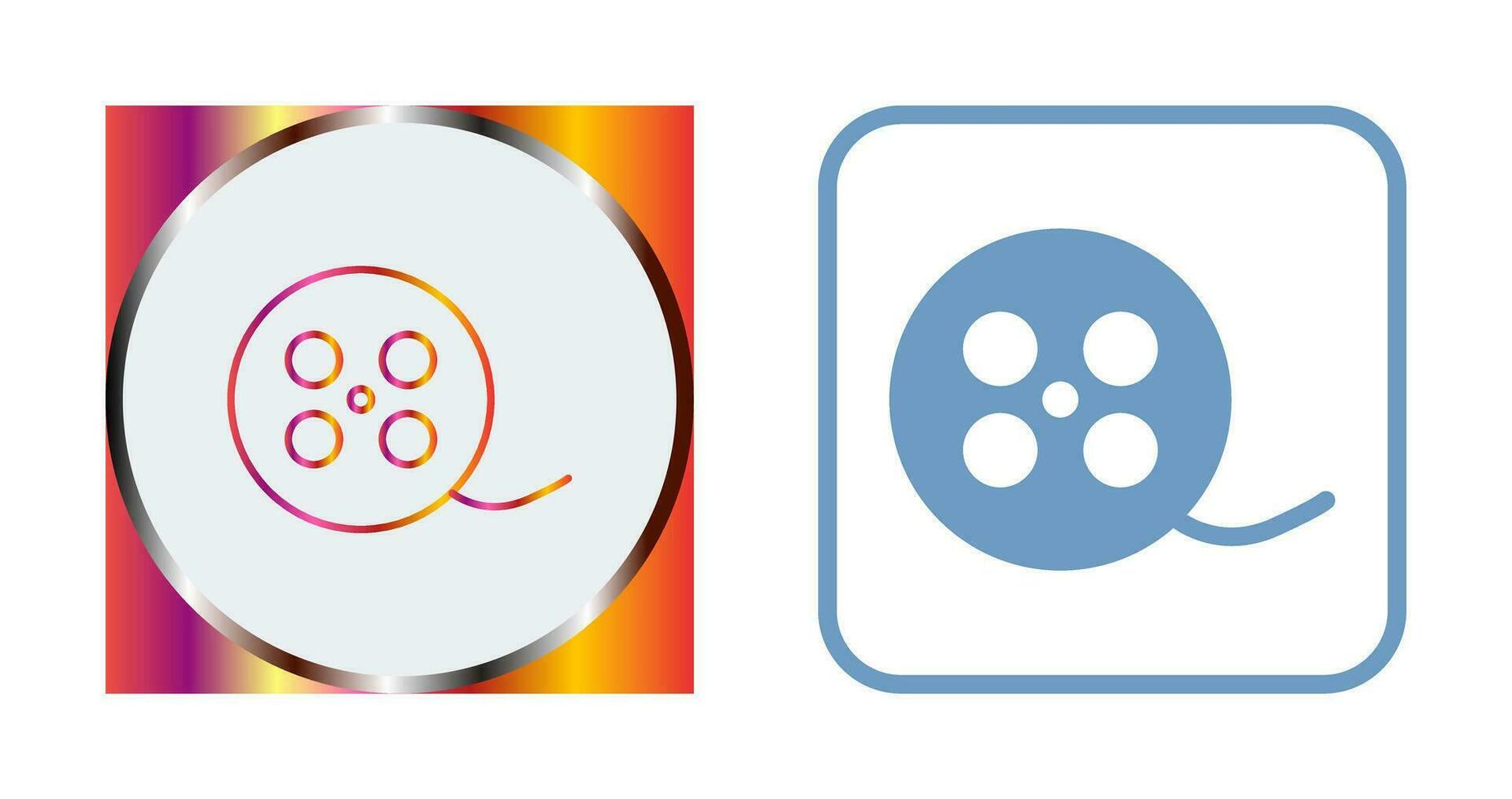 Reel Vector Icon
