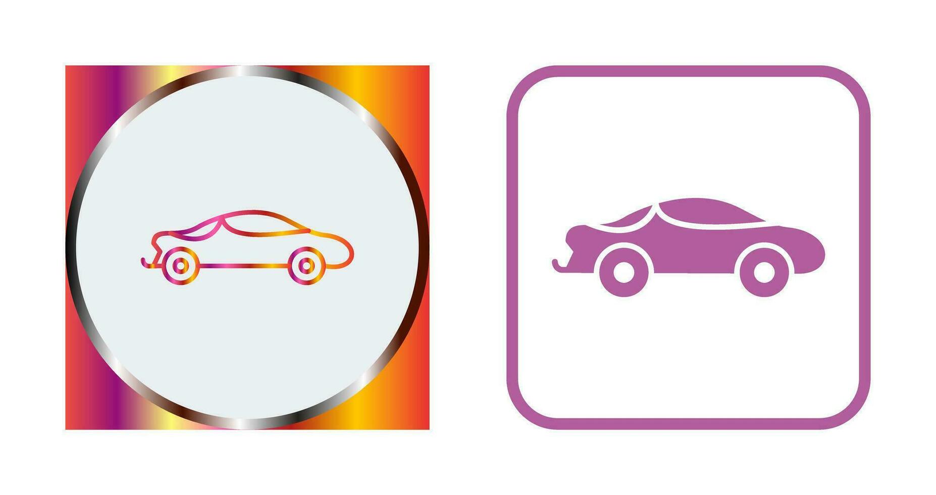 Sports Car Vector Icon