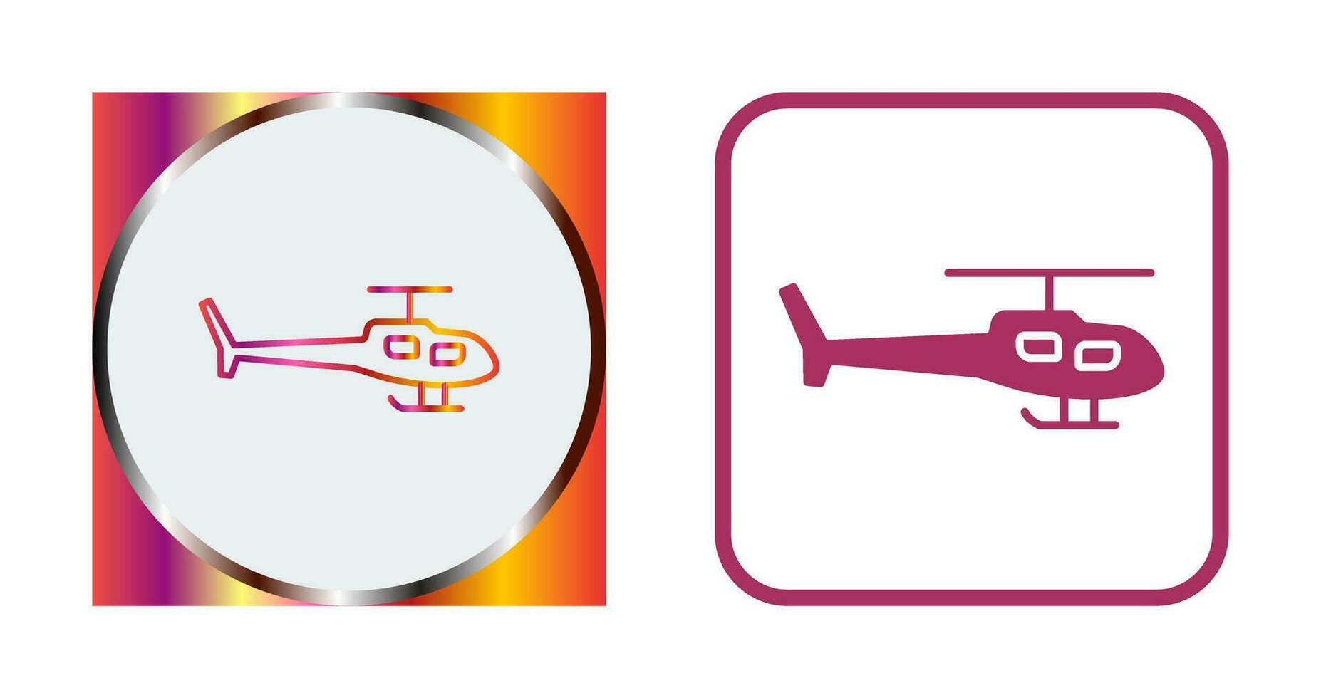 icono de vector de helicóptero