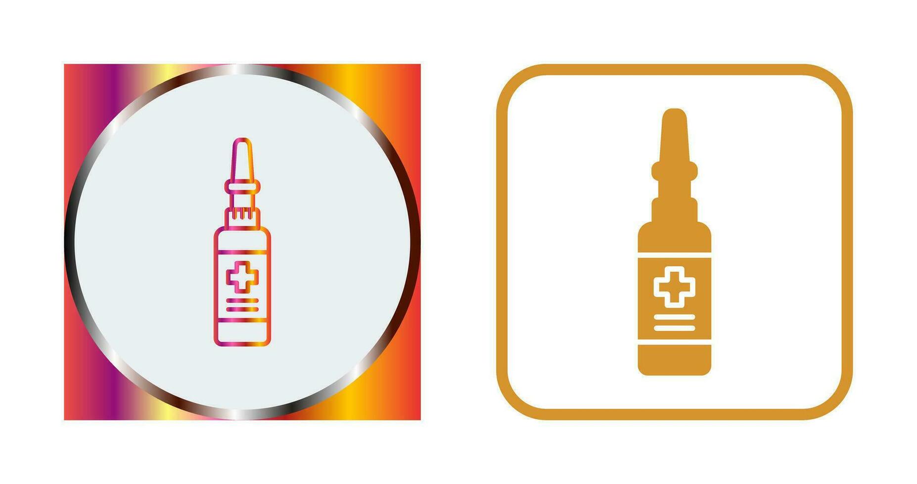 Nasal Spray Vector Icon