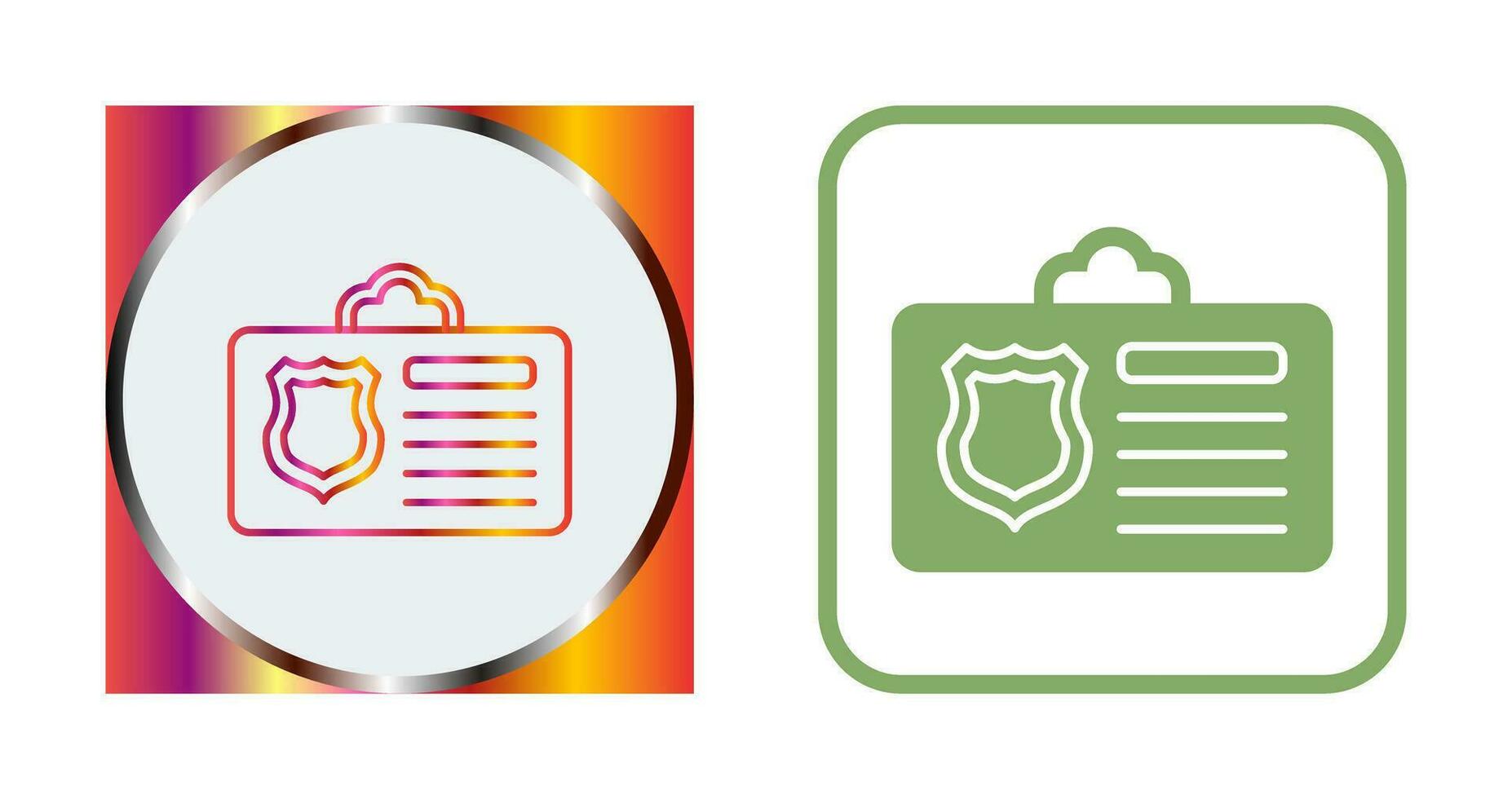 Id Card Vector Icon