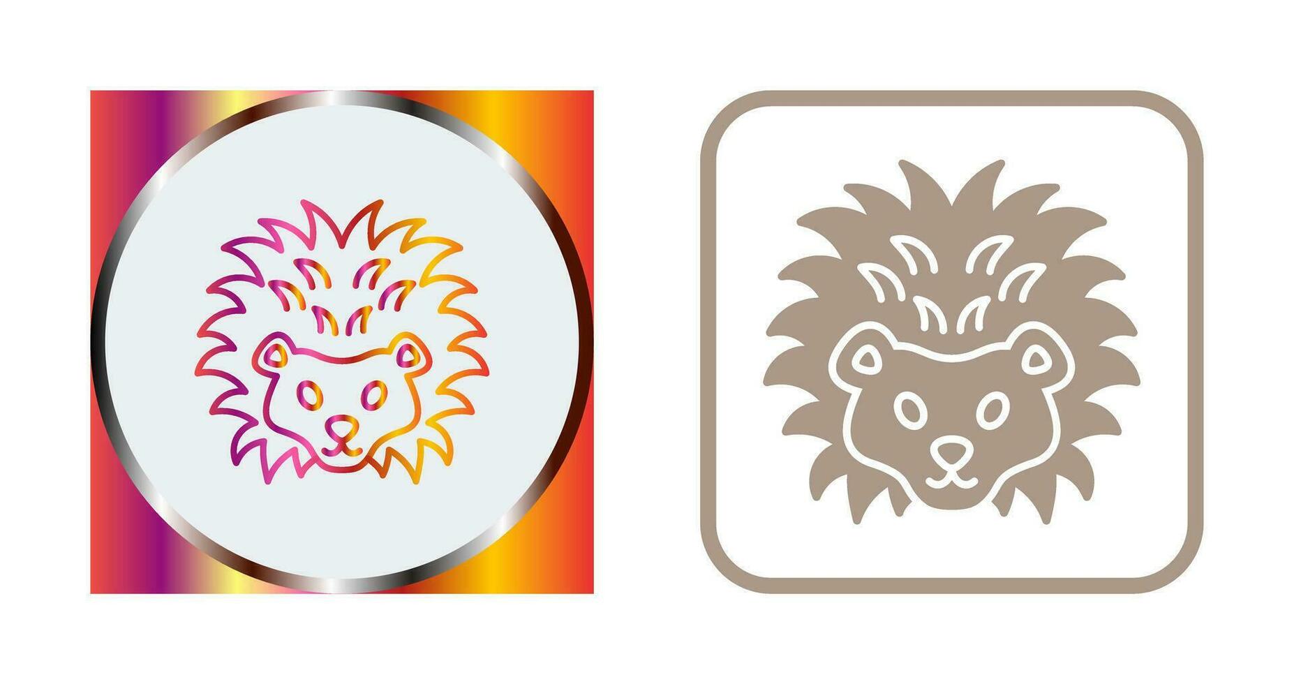 Hedgehog Vector Icon