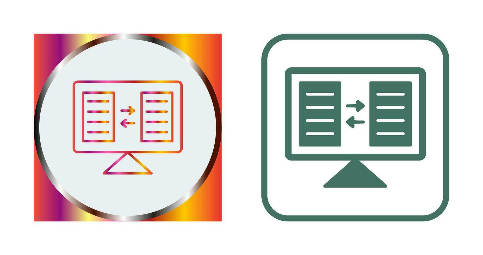 File Sharing Vector Icon