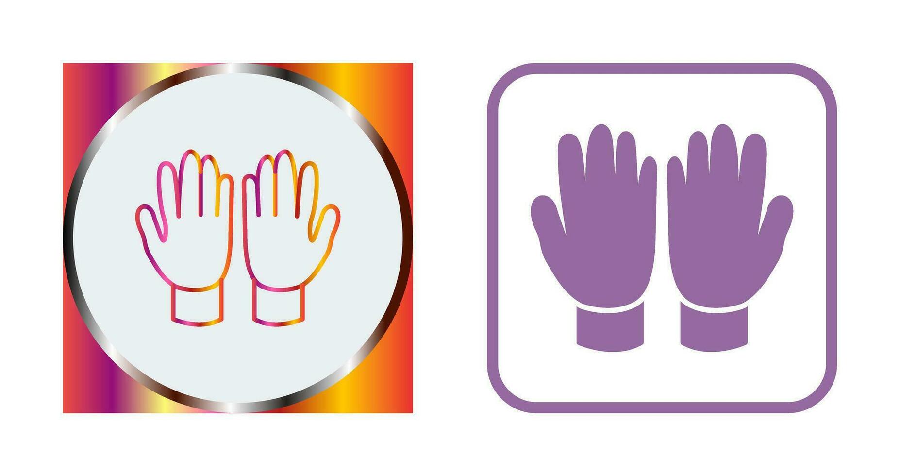 Gardening Gloves Vector Icon