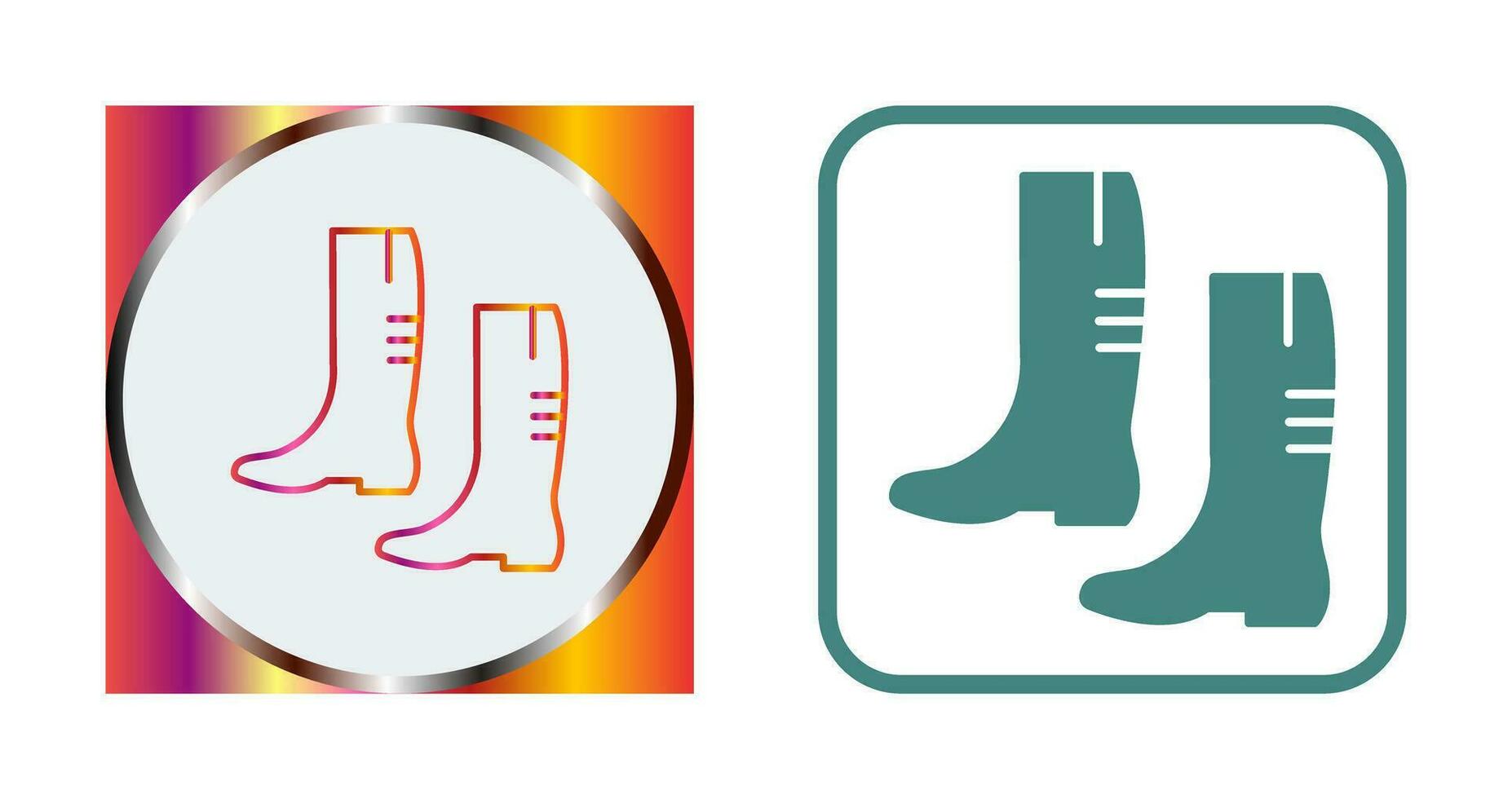 Gardening Boots Vector Icon