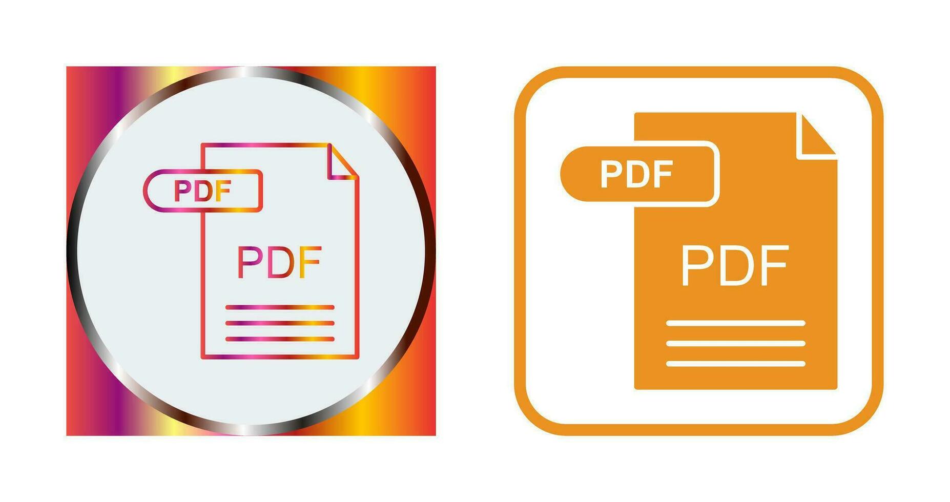 icono de vector de pdf