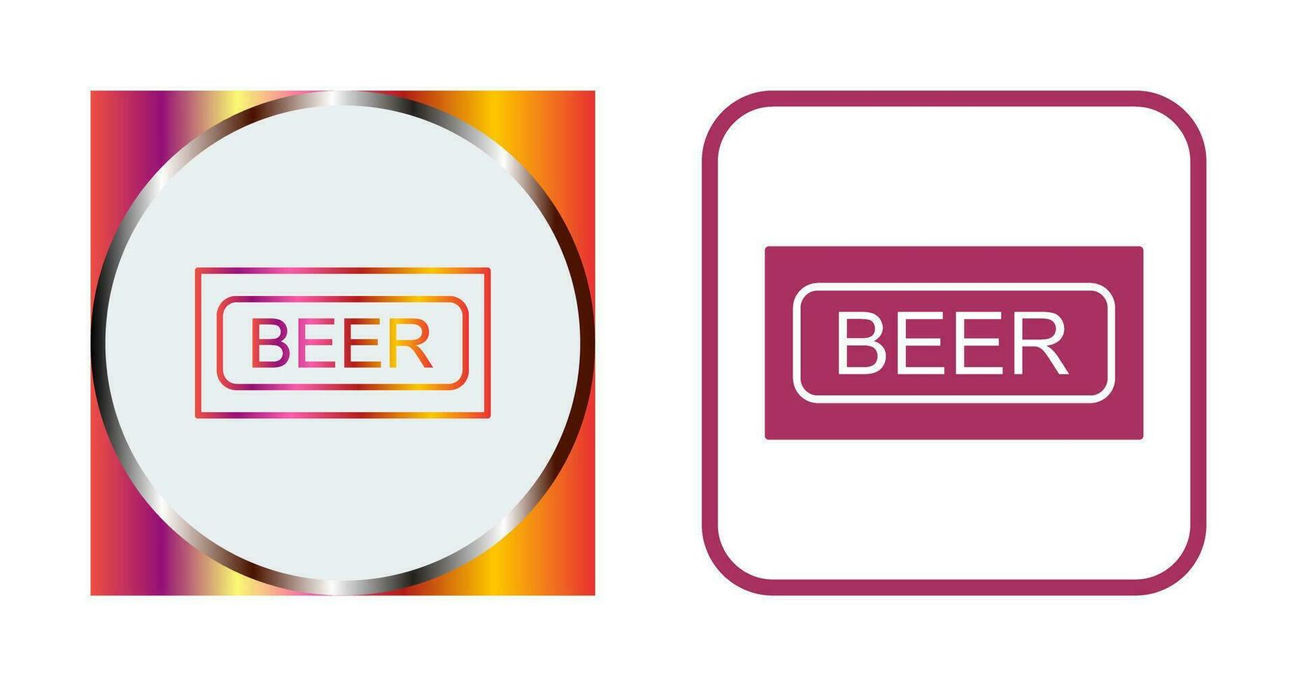 Beer Sign Vector Icon