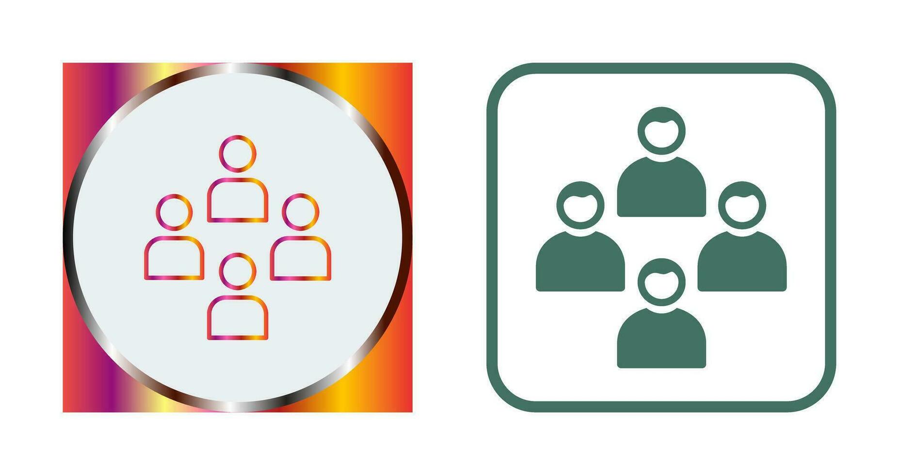 Network Group Vector Icon