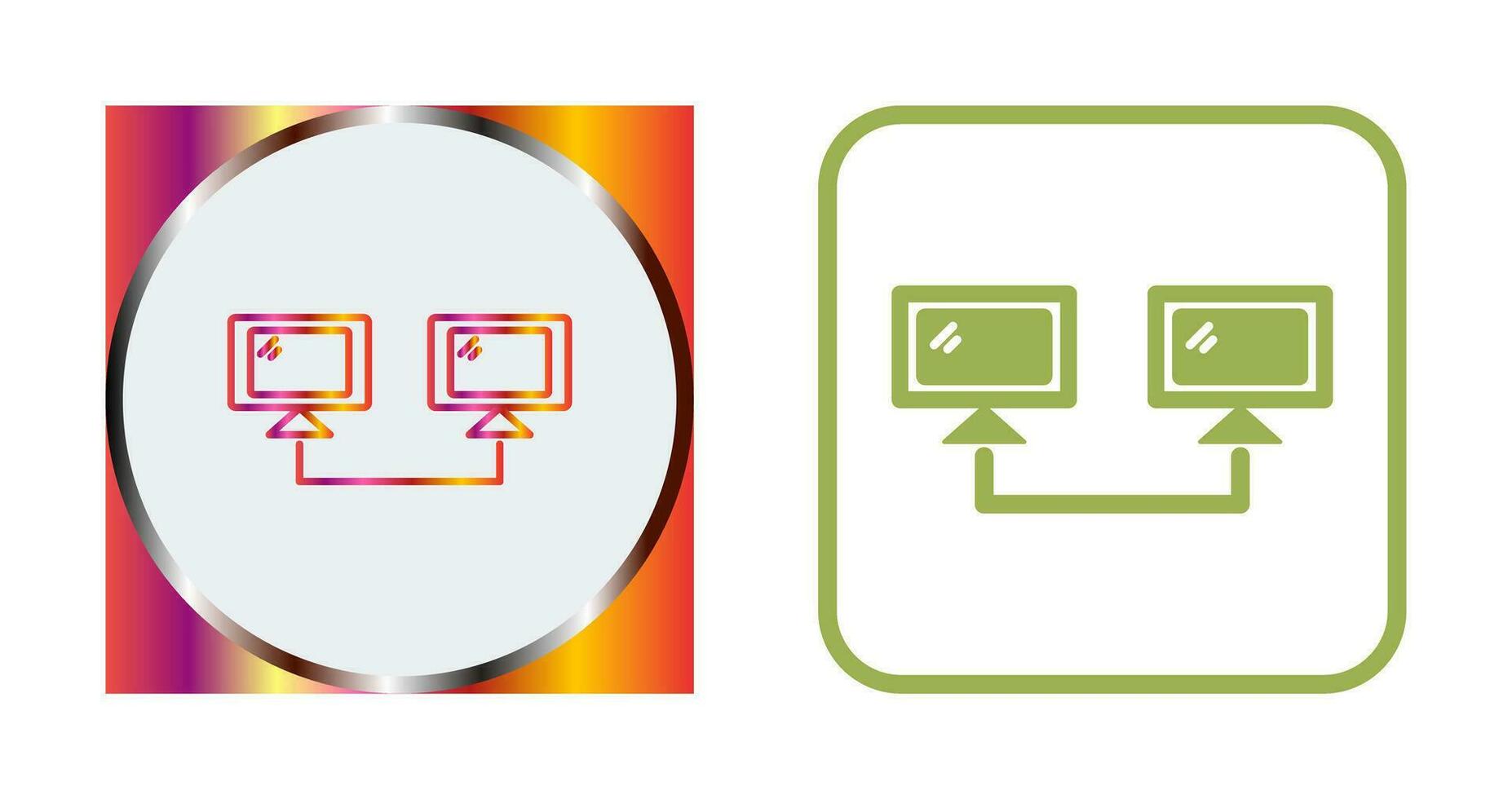 Connected Systems Vector Icon