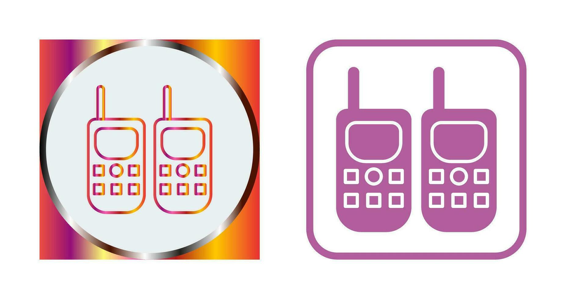 Walkie Talkie Vector Icon