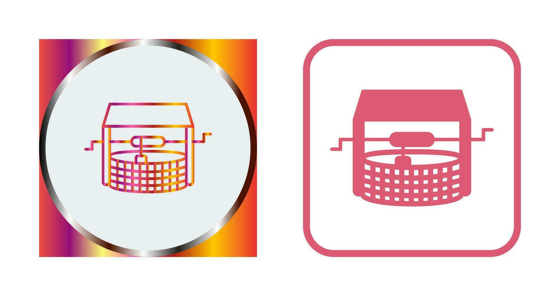 Water Well Vector Icon