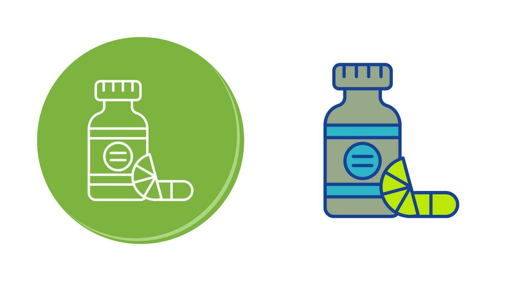 Vitamins Vector Icon