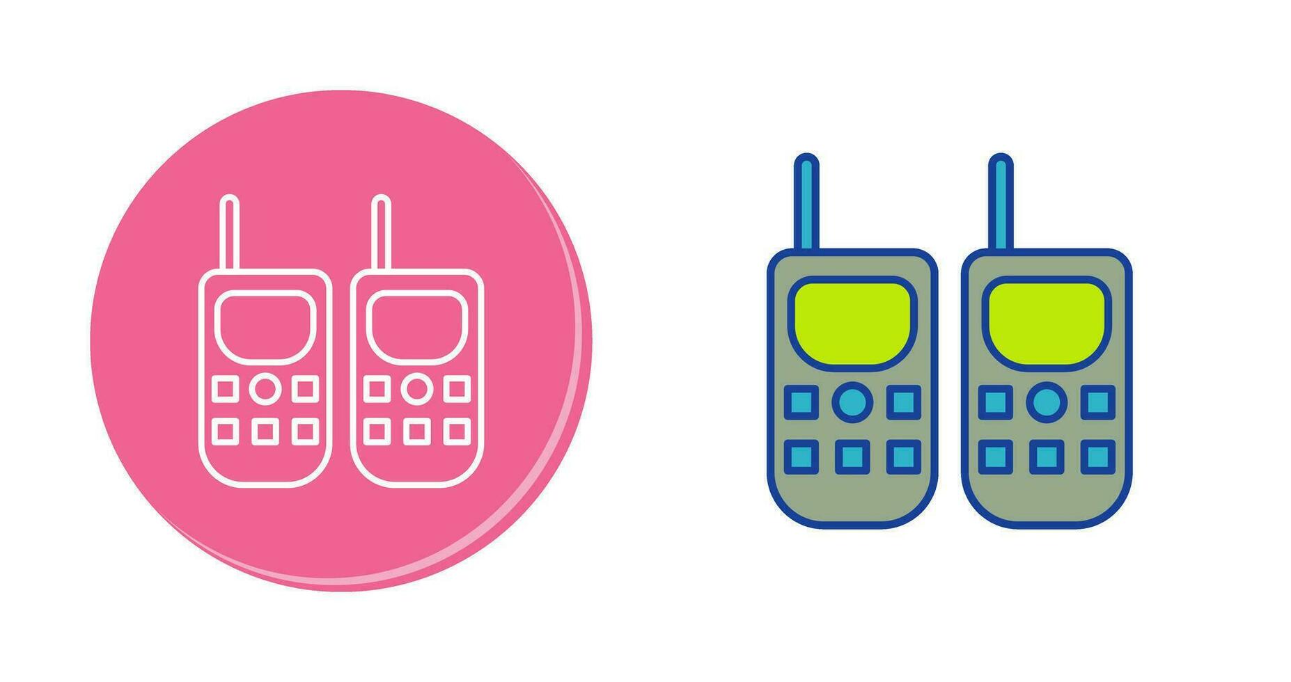 Walkie Talkie Vector Icon