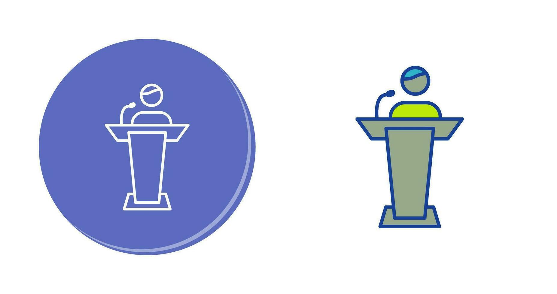 Elected Candidate Vector Icon