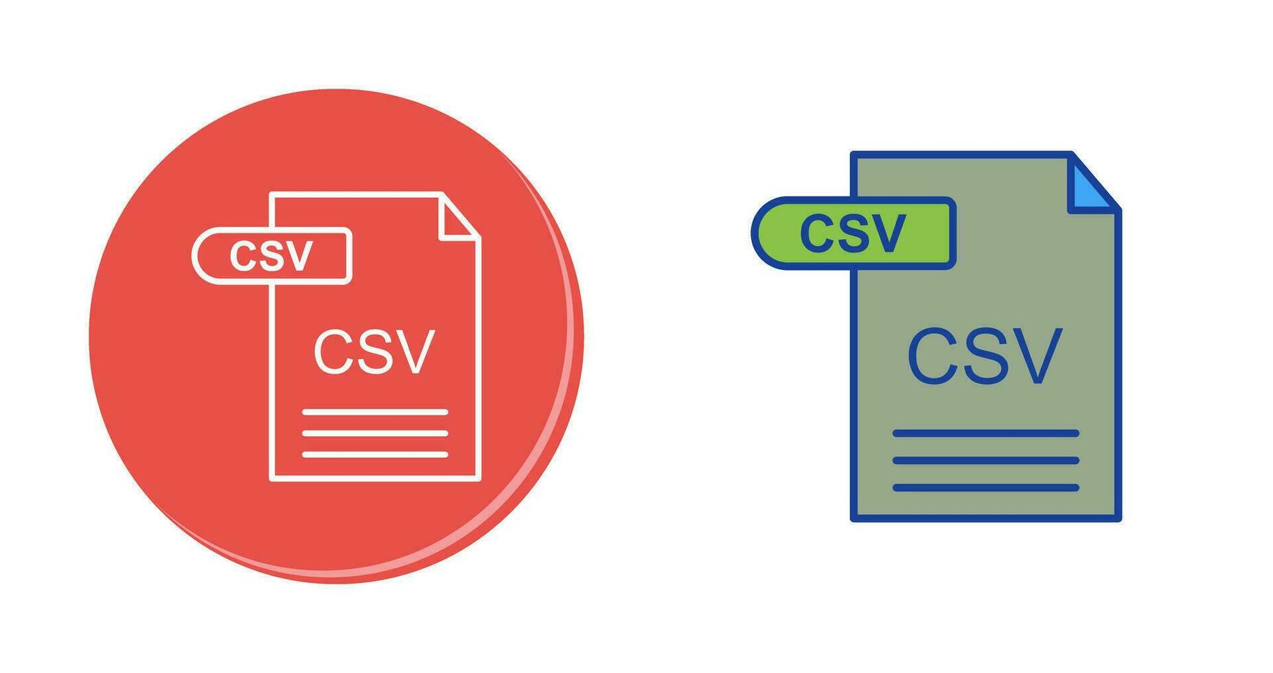 CSV Vector Icon