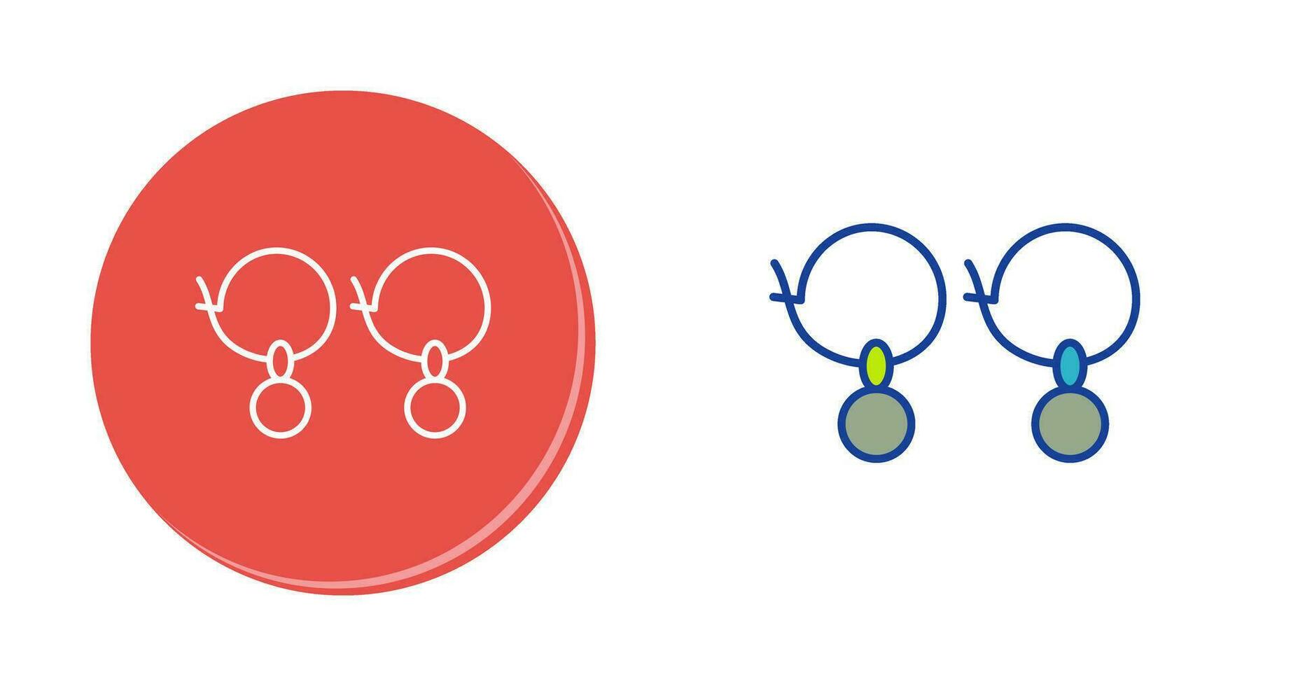 Earrings Vector Icon