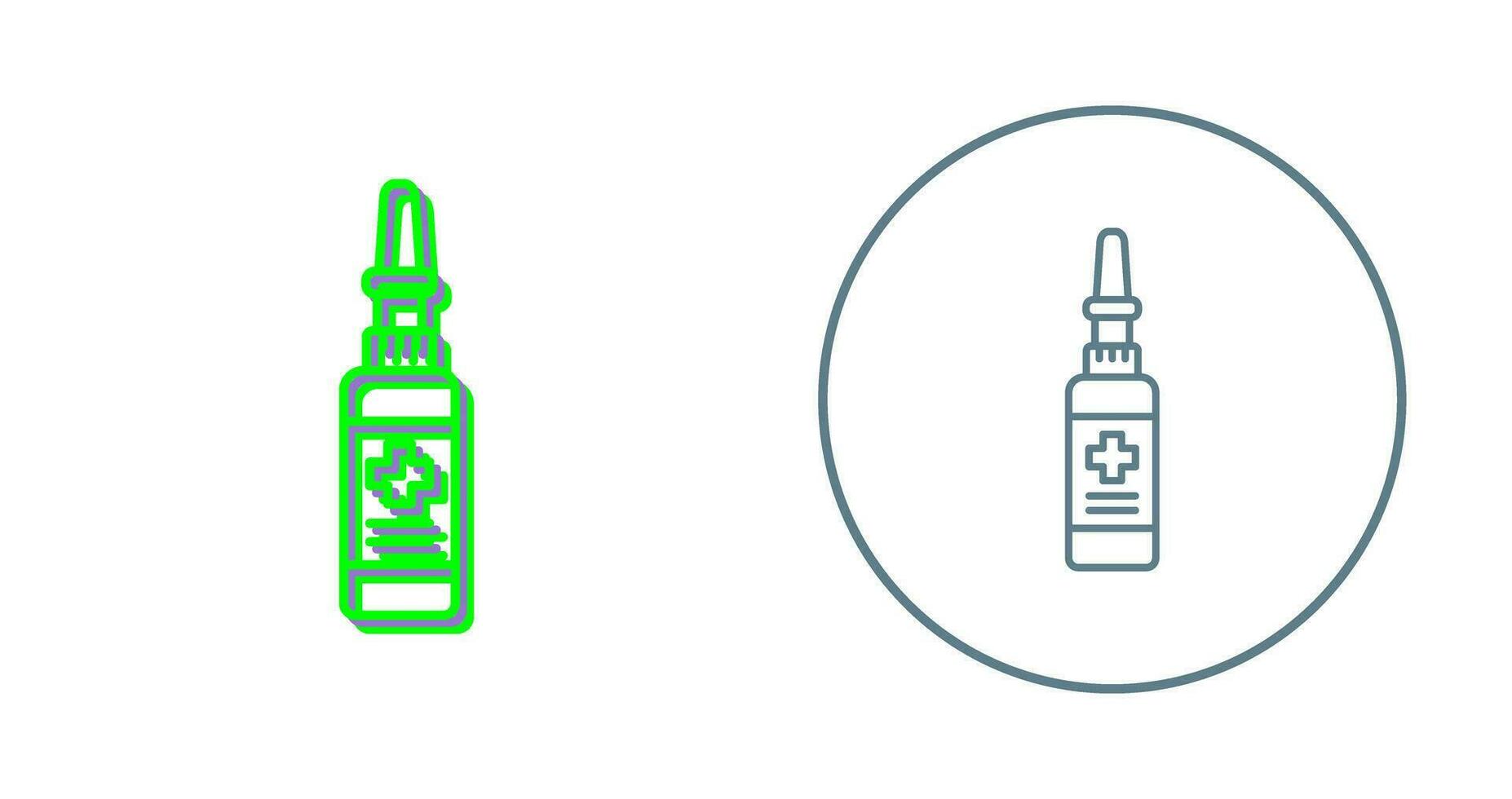 Nasal Spray Vector Icon