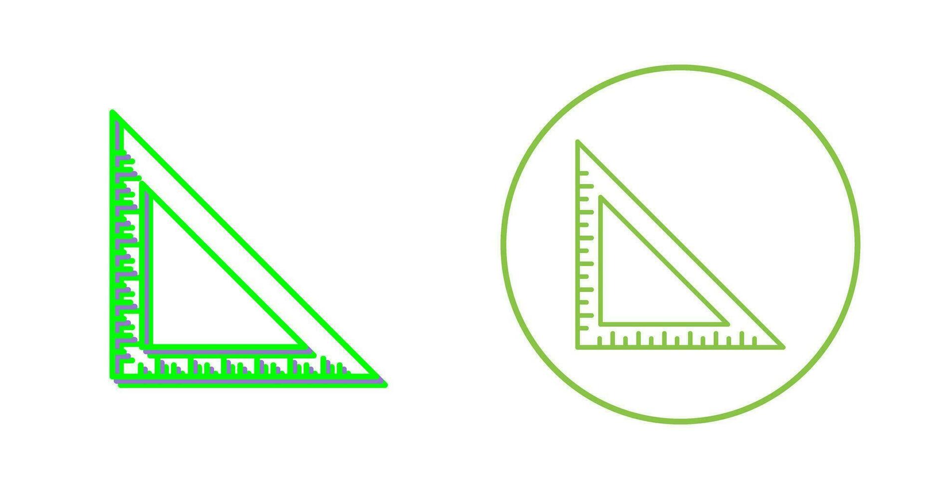 Set Square Vector Icon