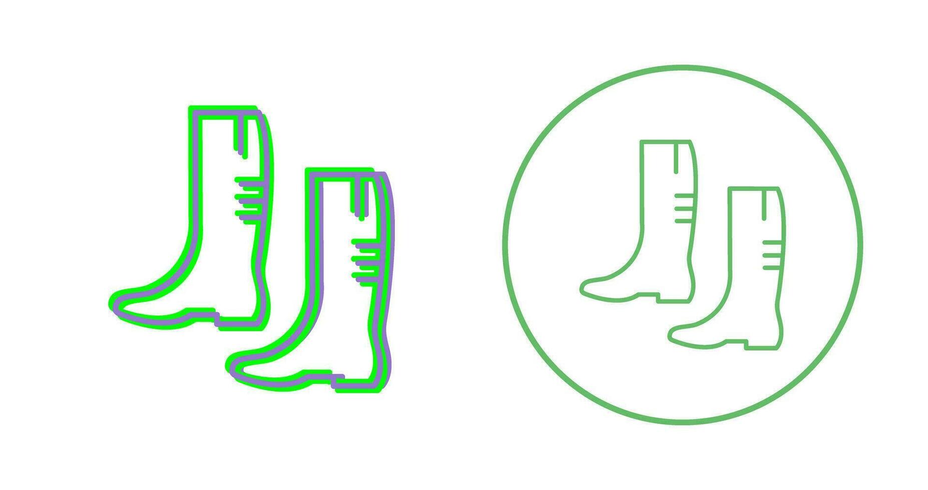 Gardening Boots Vector Icon