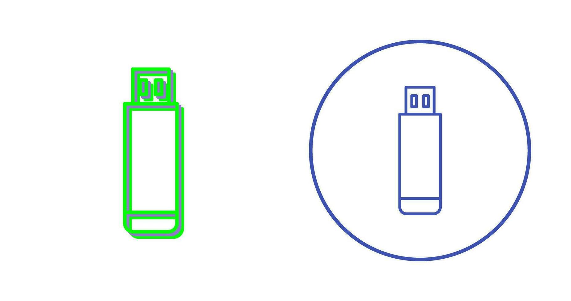 USB Drive Vector Icon