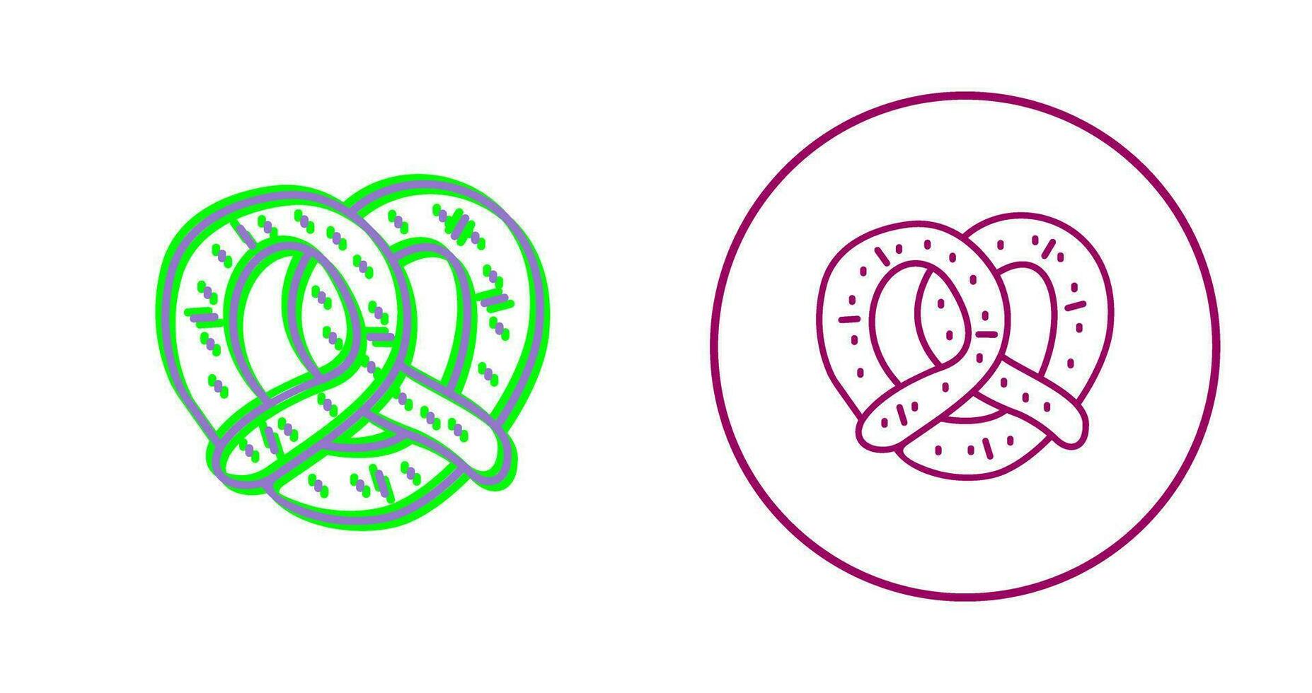 Pretzel Vector Icon