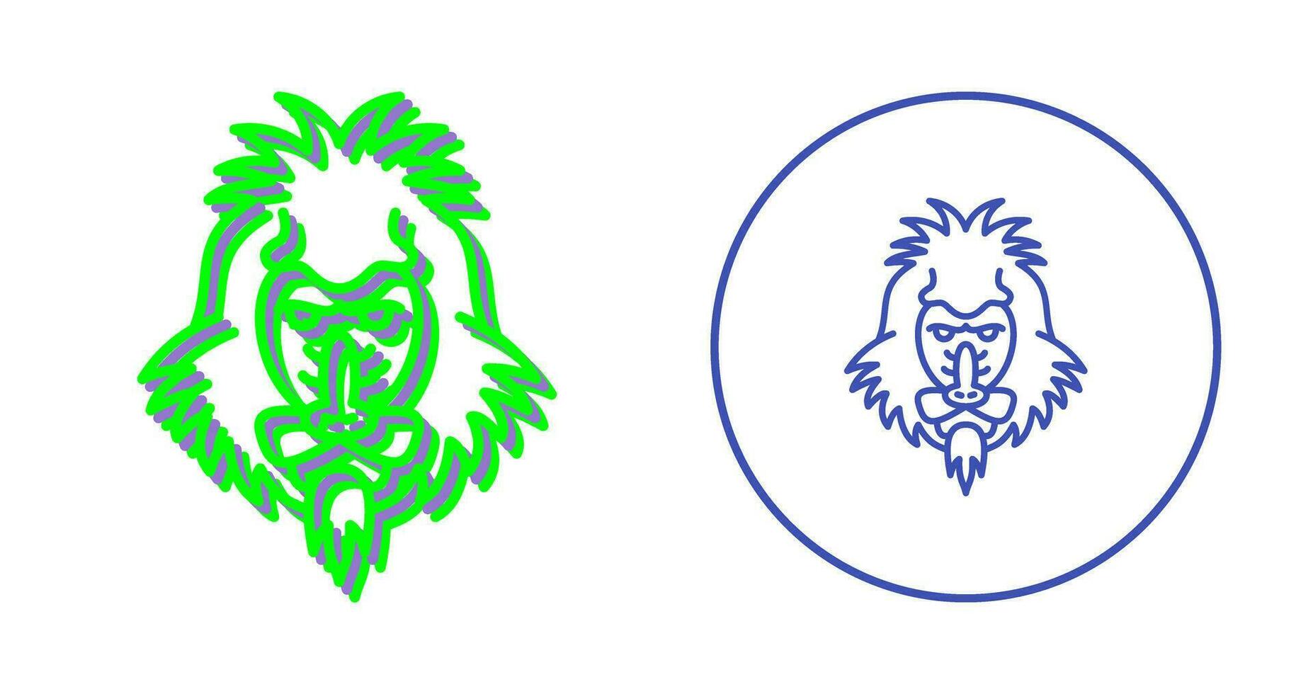 Mandrill Vector Icon