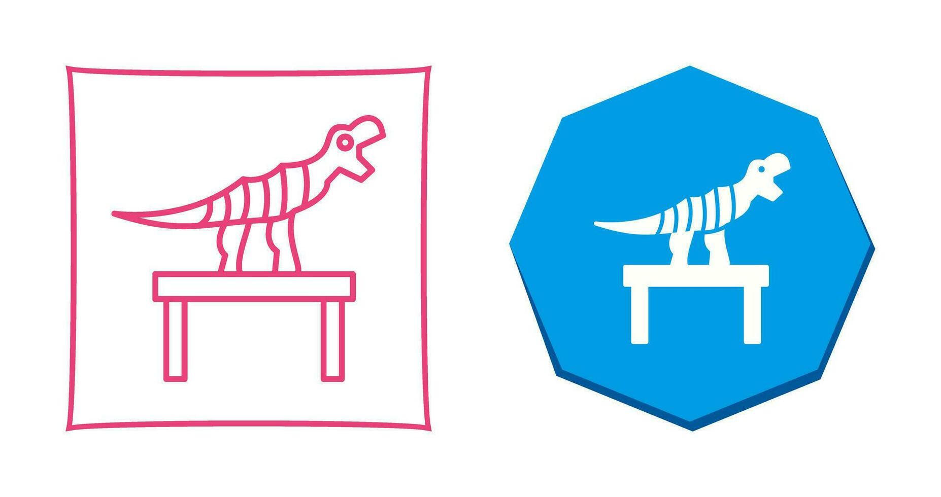 Bones Exhibit Vector Icon