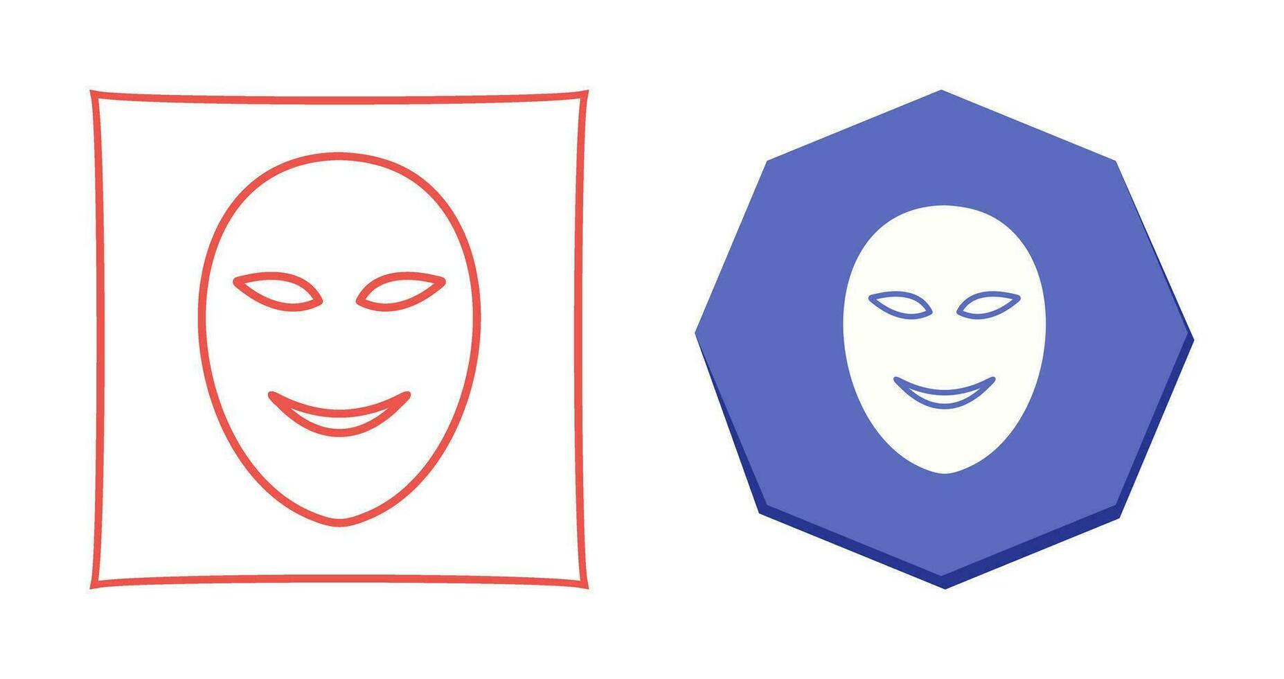 Ancient Face Mask Vector Icon