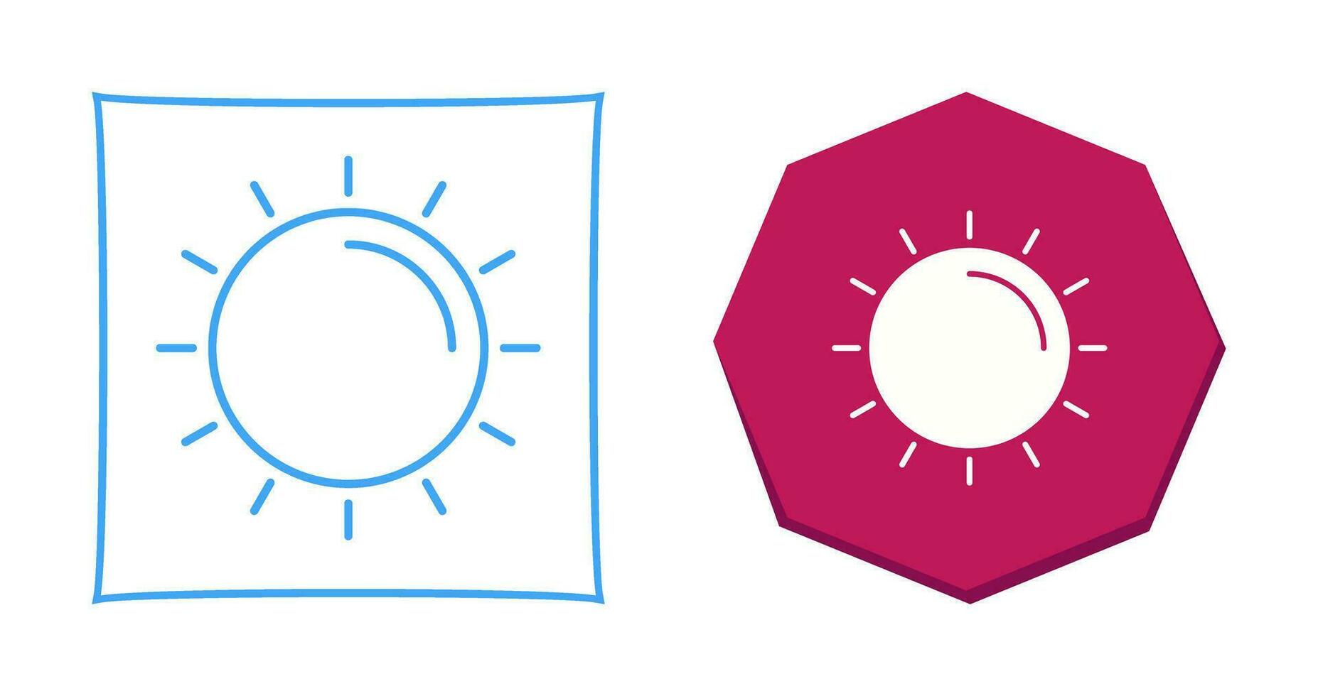 Sun Vector Icon