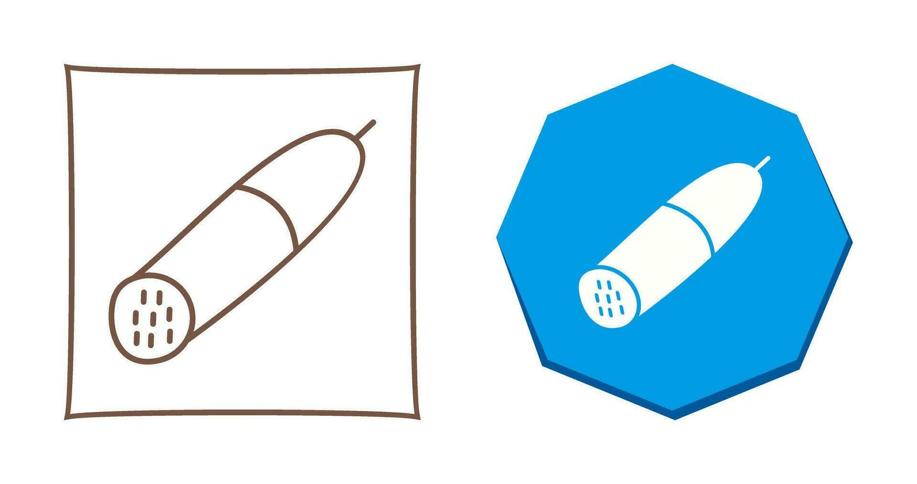 Salami Vector Icon