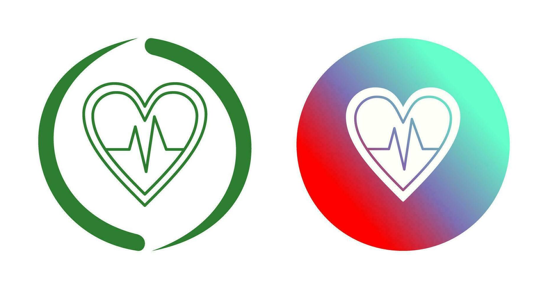 icono de vector de cardiograma