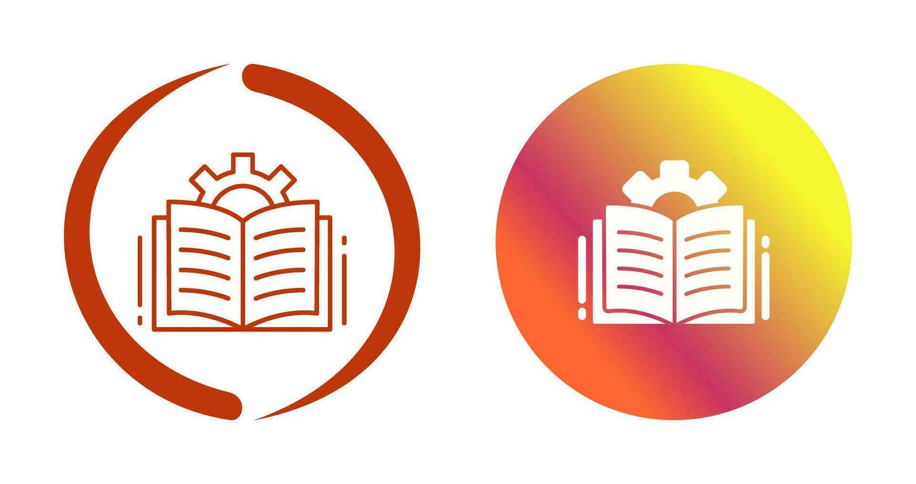 Open Book Vector Icon