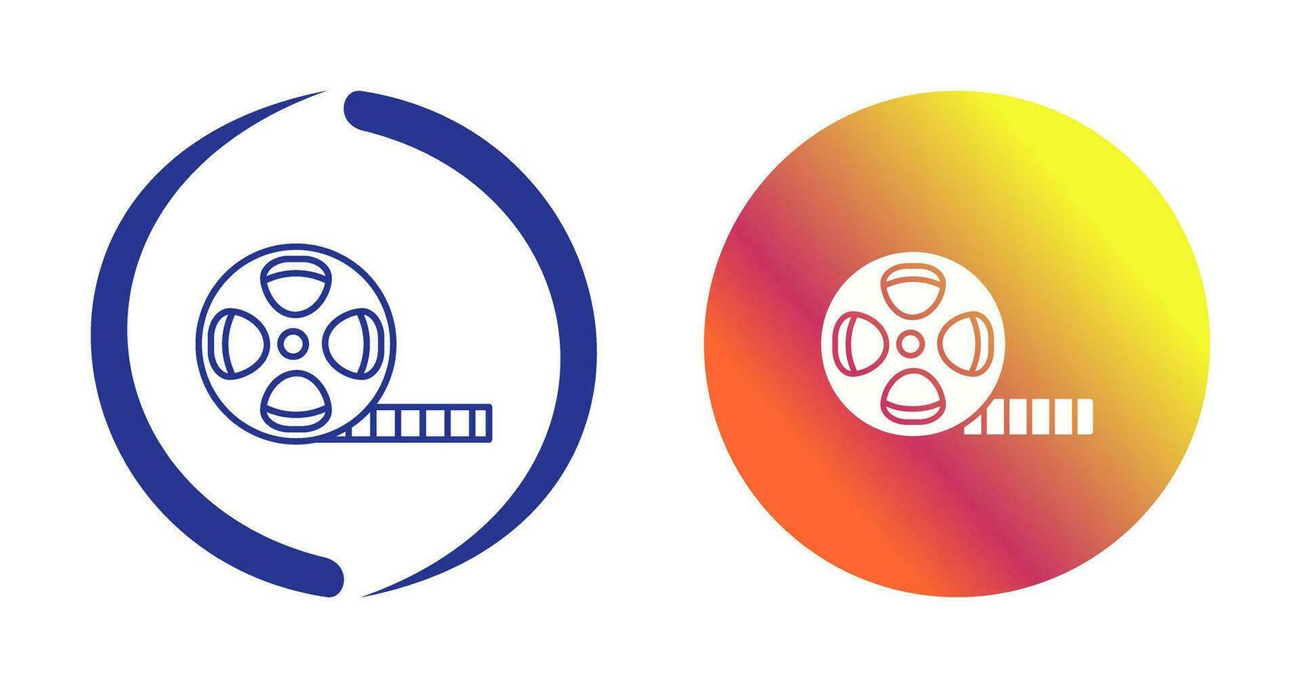 Film Reel Vector Icon