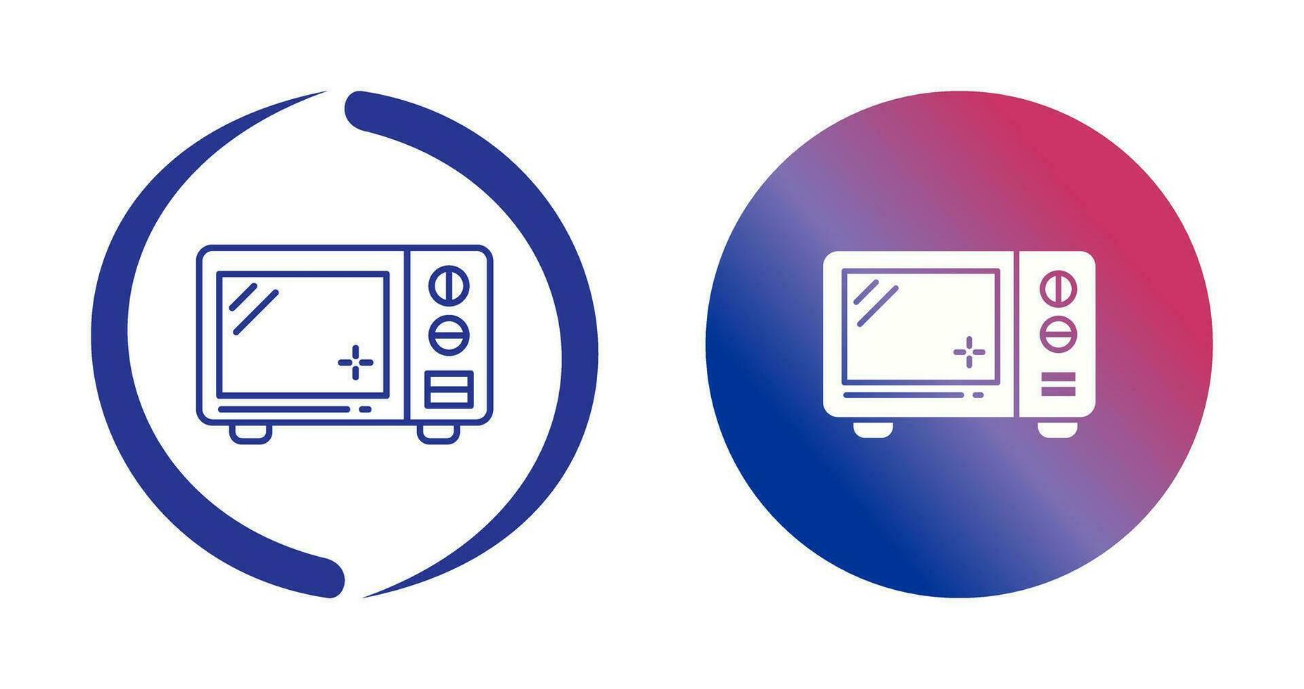 Microwave Vector Icon