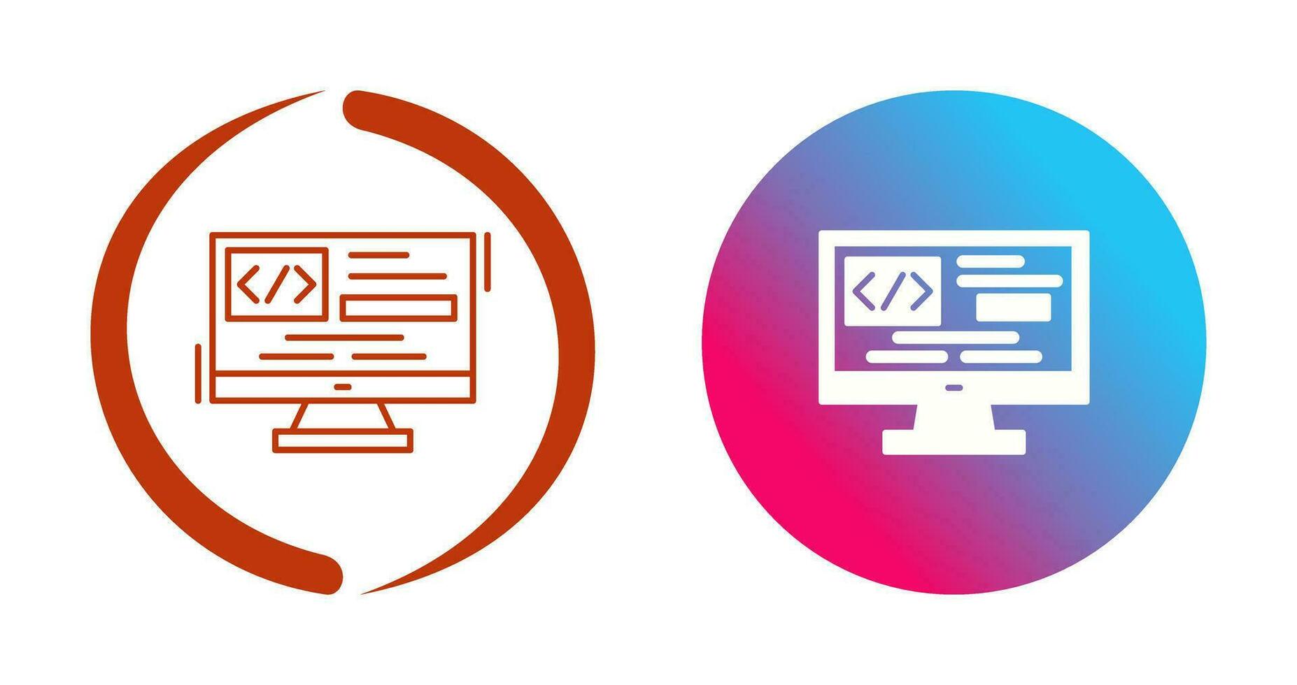 Coding Vector Icon