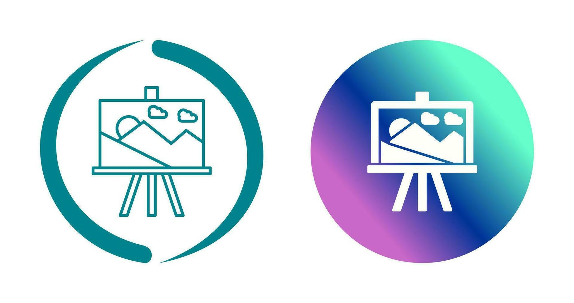 Canvas Vector Icon