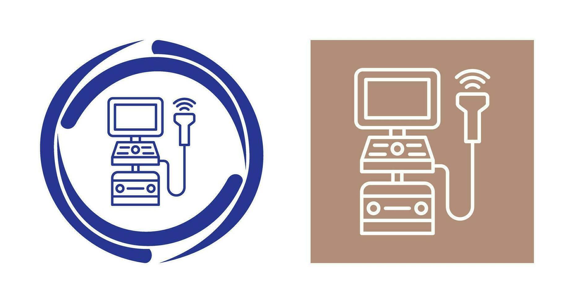 Ultrasound Machine Vector Icon