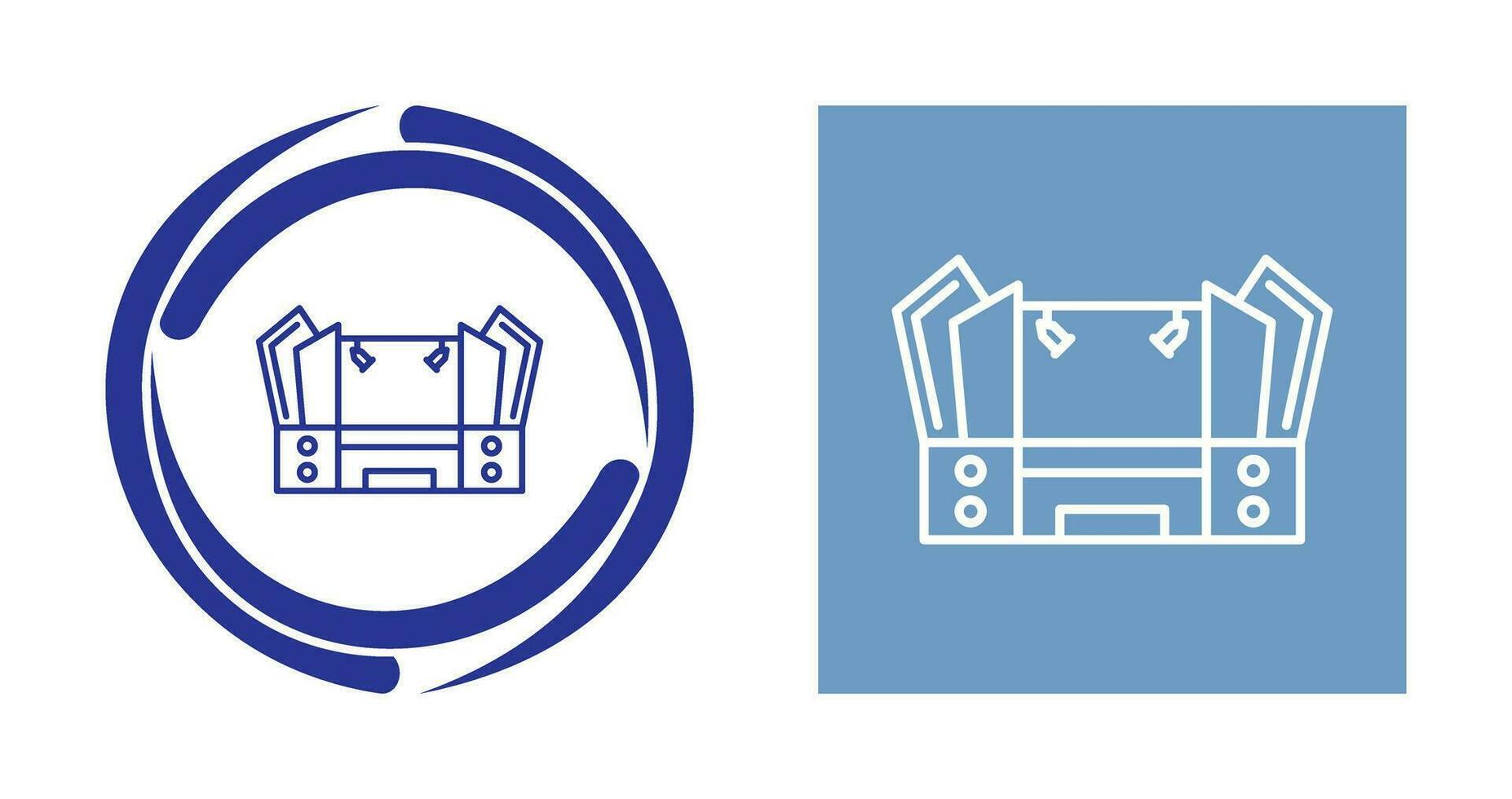 Stage Vector Icon