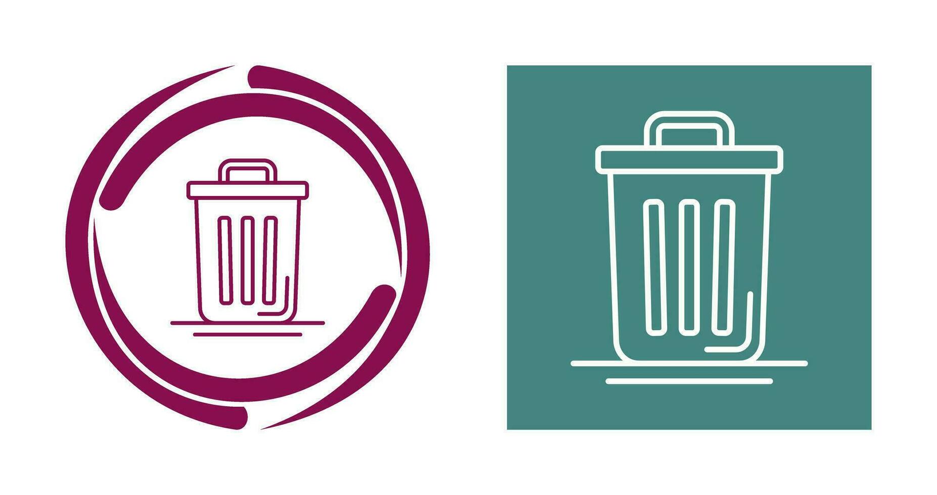 Trash Can Vector Icon